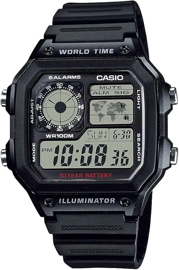 Casio AE1200WH World Time